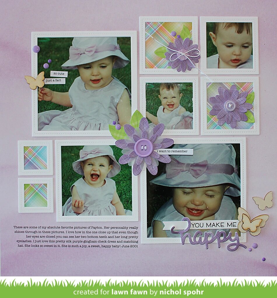 LAWN FAWN Suaje - Large Stitched Square