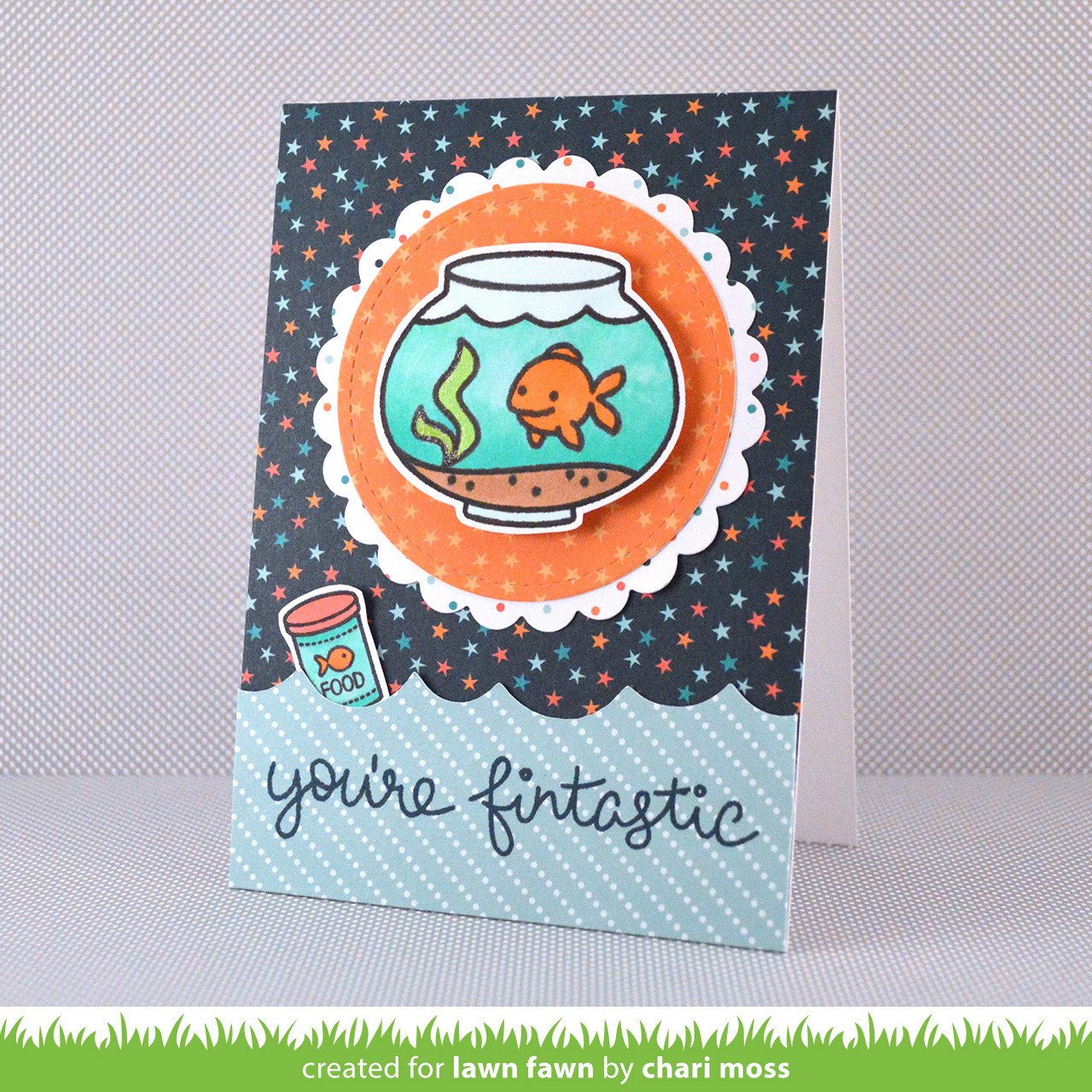 LAWN FAWN Sello - Fintastic Friends