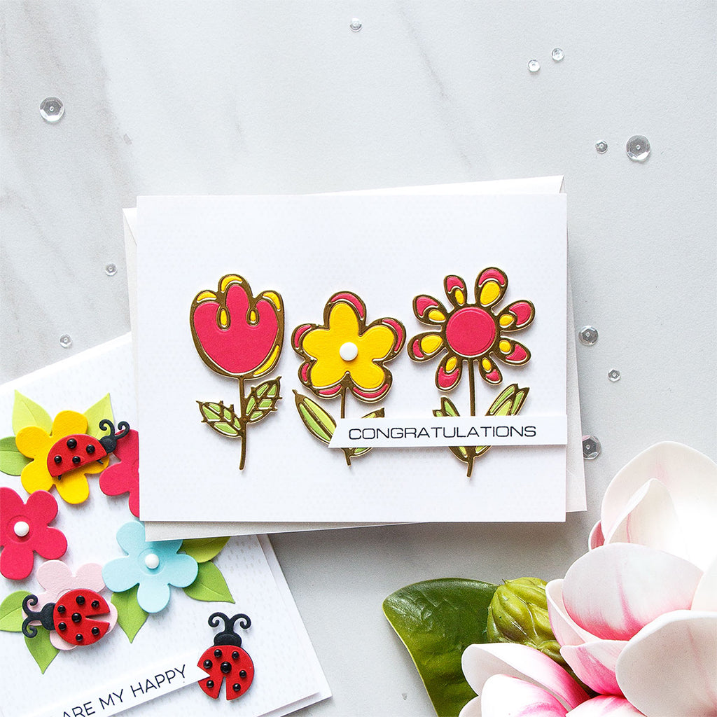 SPELLBINDERS Suaje - Sketched Blooms