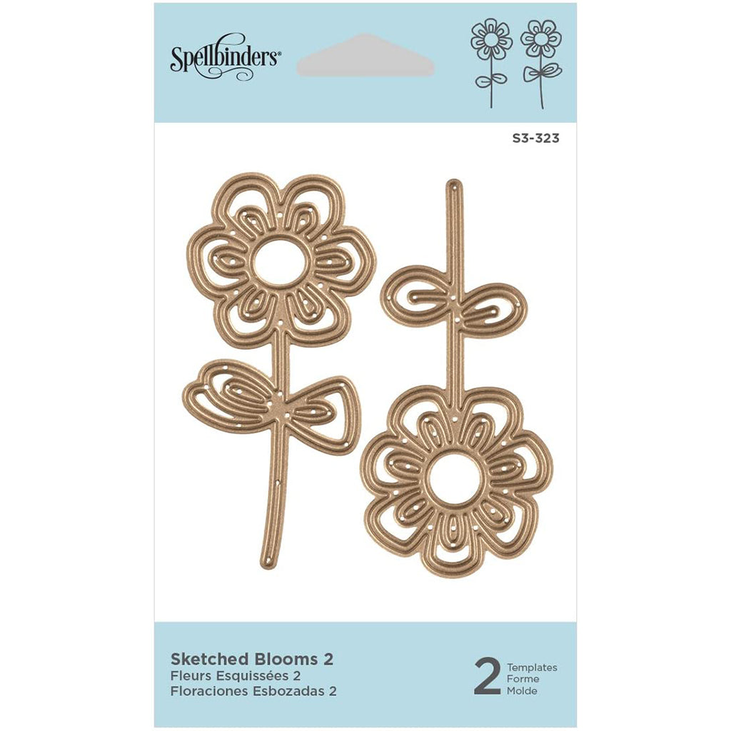 SPELLBINDERS Suaje - Sketched Blooms 2