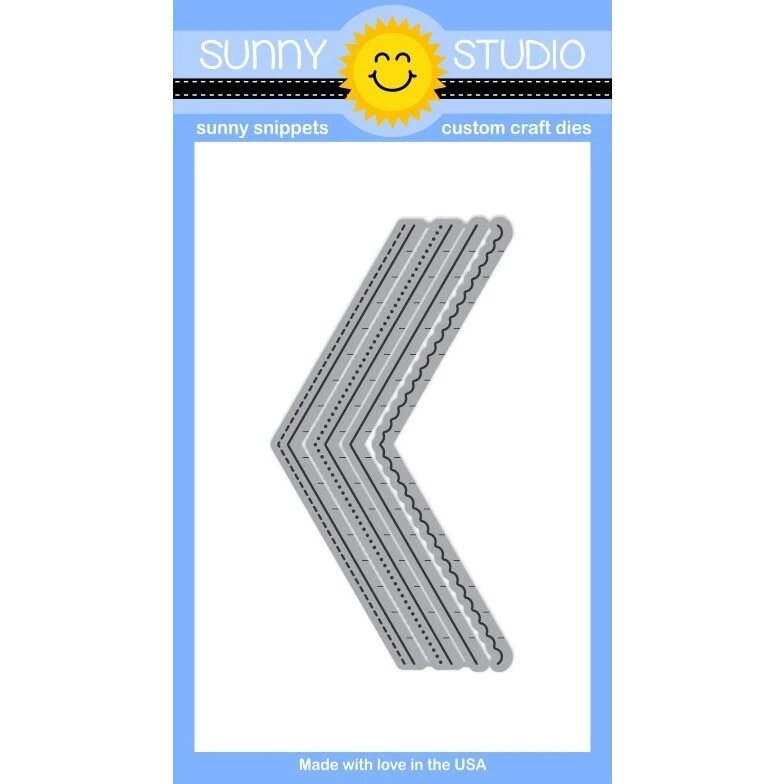 SUNNY STUDIOS Suaje - Fishtail Banner