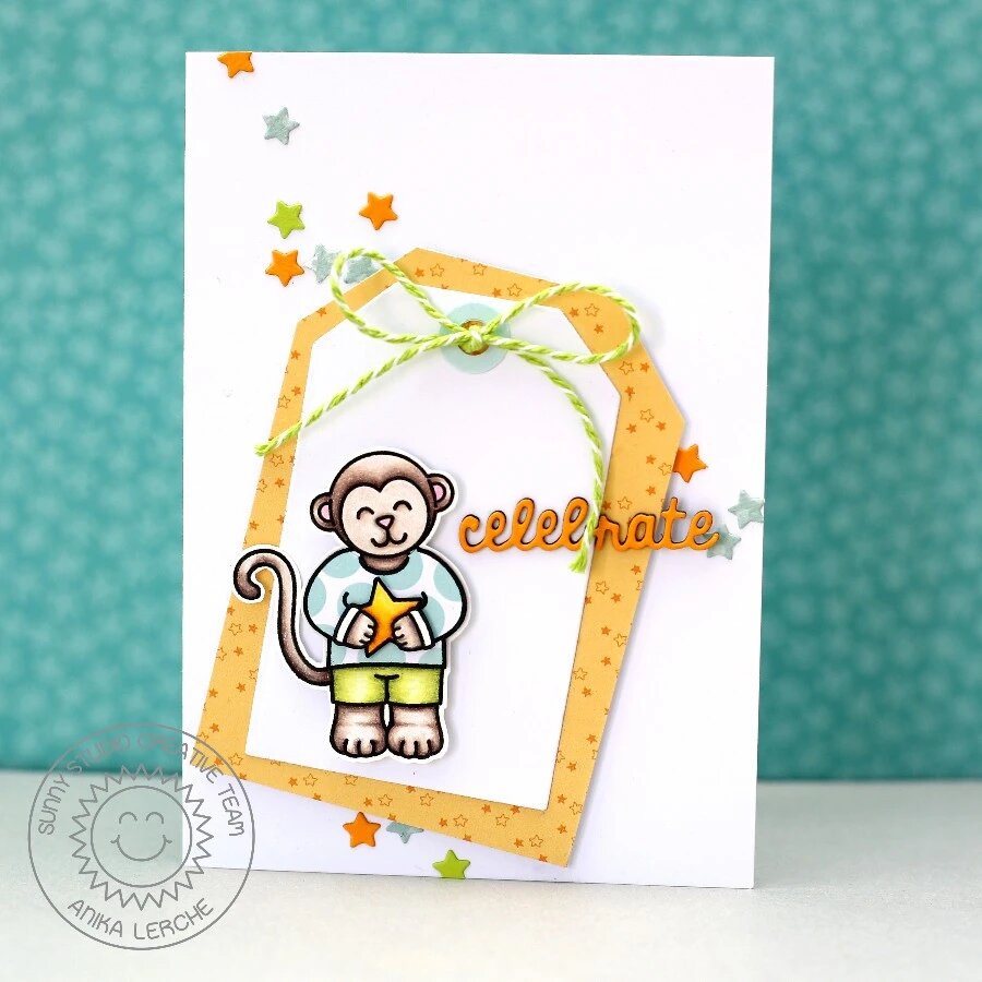 SUNNY STUDIOS Sello y Suaje - Comfy Creatures