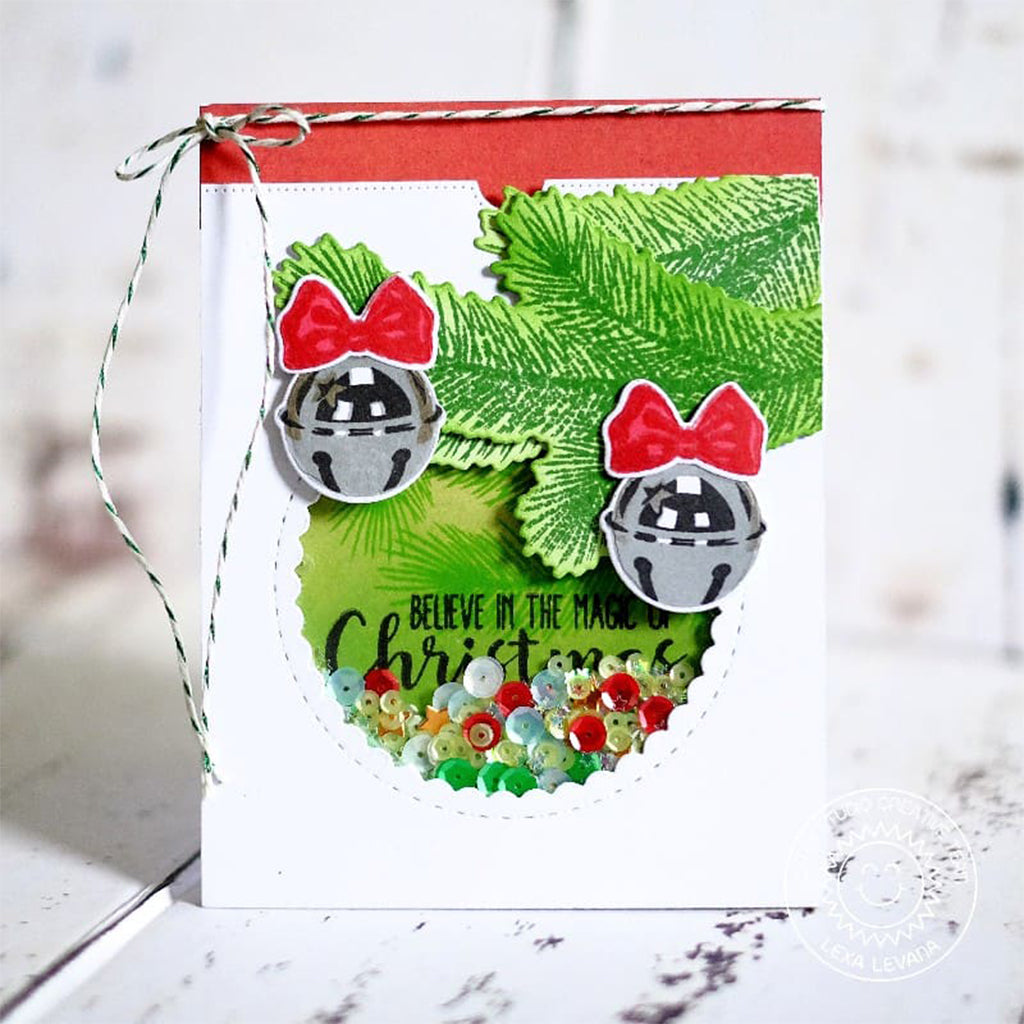 SUNNY STUDIOS Sello y Suaje - Holiday Style