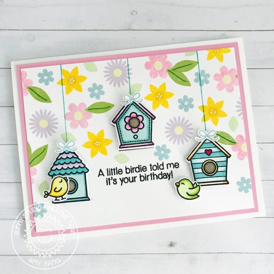 SUNNY STUDIOS Sello y Suaje - A Bird's Life