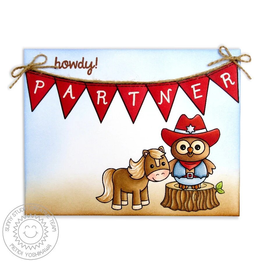 SUNNY STUDIOS Sello y Suaje - Barnyard Buddies