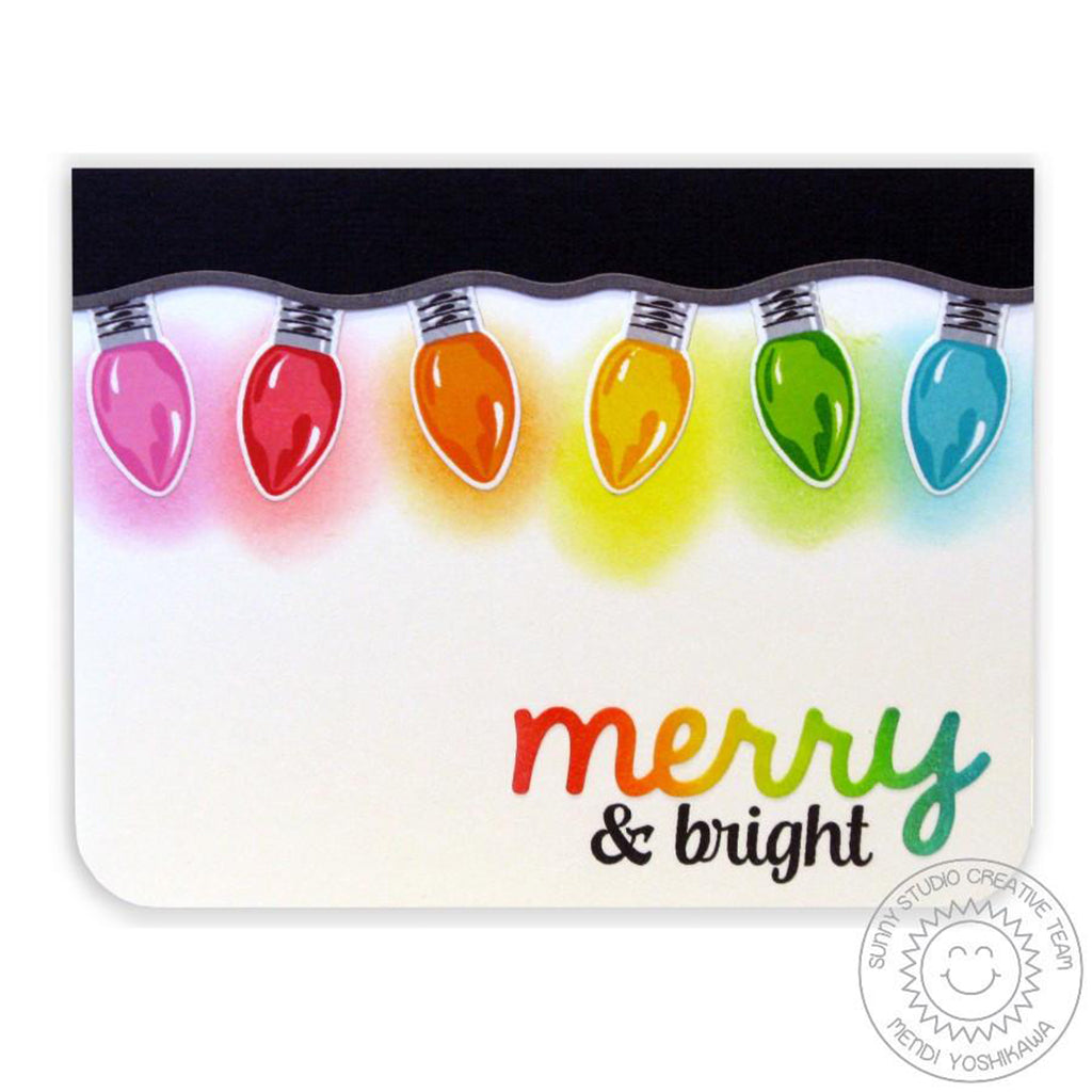 SUNNY STUDIOS Sello y Suaje - Merry Sentiments