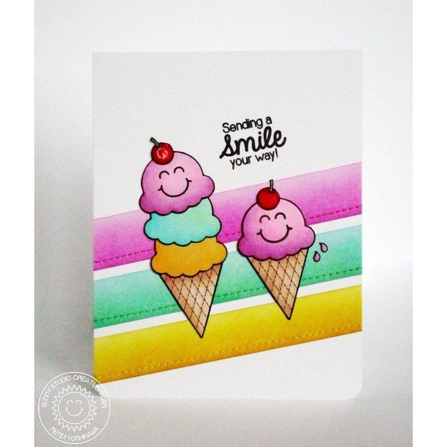 SUNNY STUDIOS Sello - Birthday Smiles