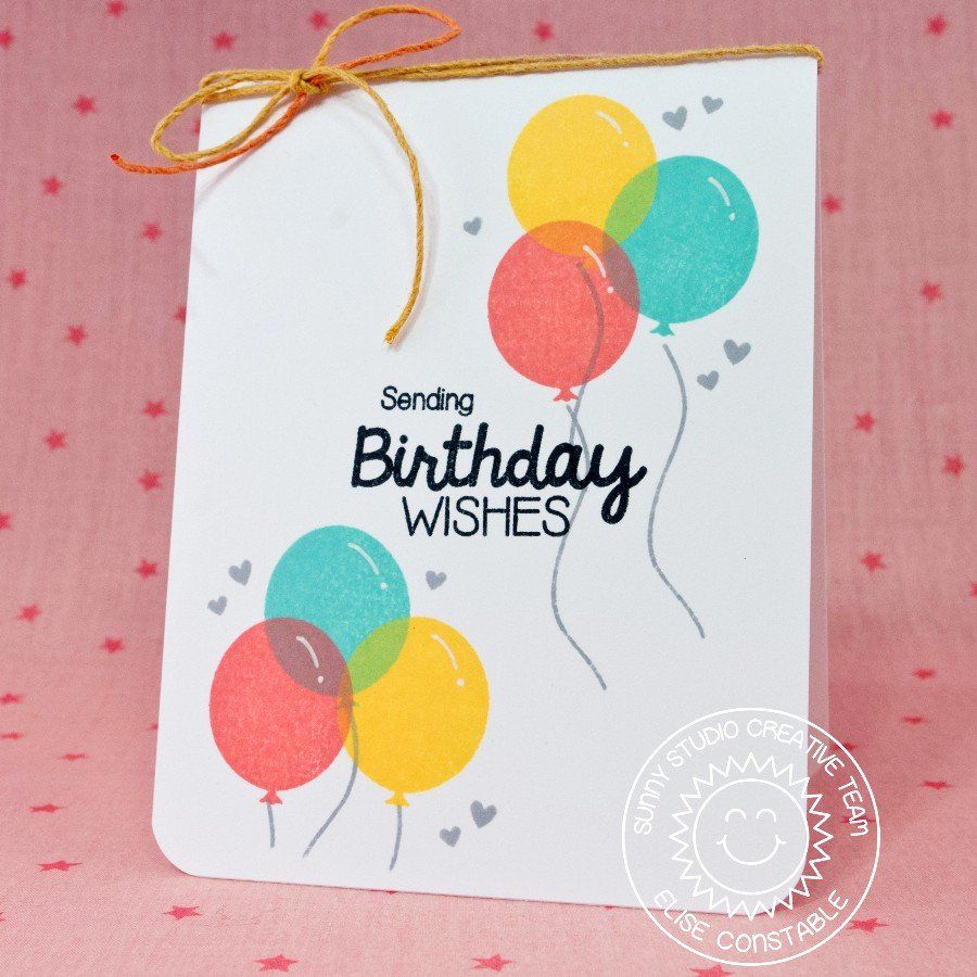 SUNNY STUDIOS Sello - Birthday Smiles