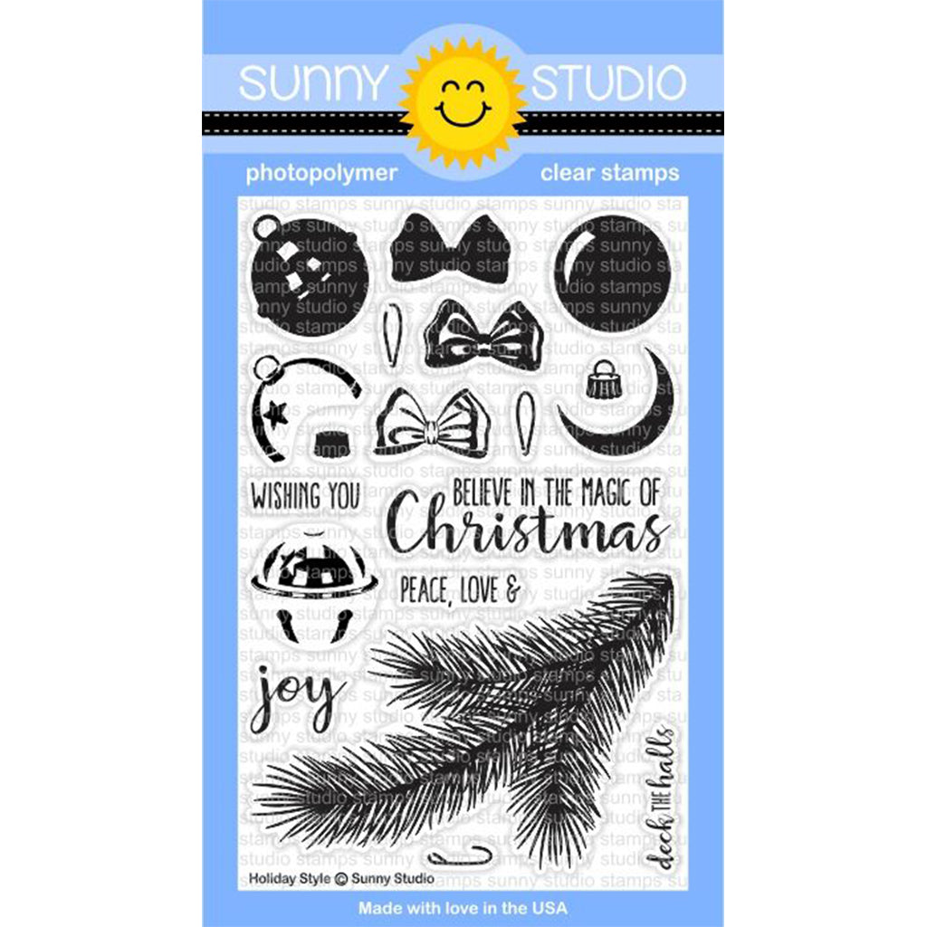 SUNNY STUDIOS Sello - Holiday Style