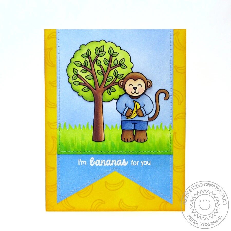 SUNNY STUDIOS Sello - Comfy Creatures