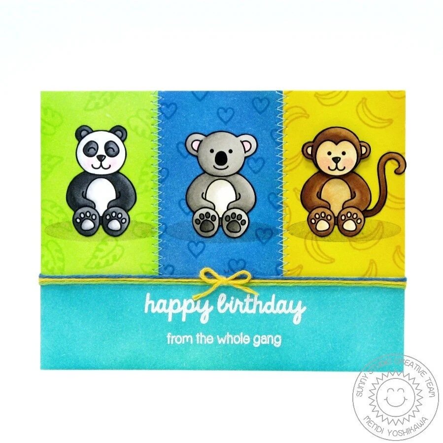 SUNNY STUDIOS Sello - Comfy Creatures