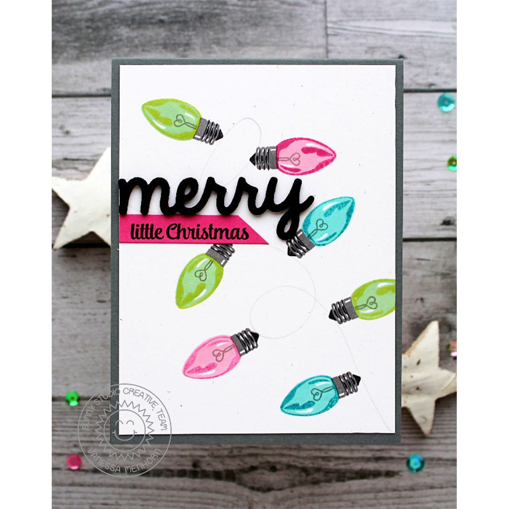 SUNNY STUDIOS Sello - Merry Sentiments