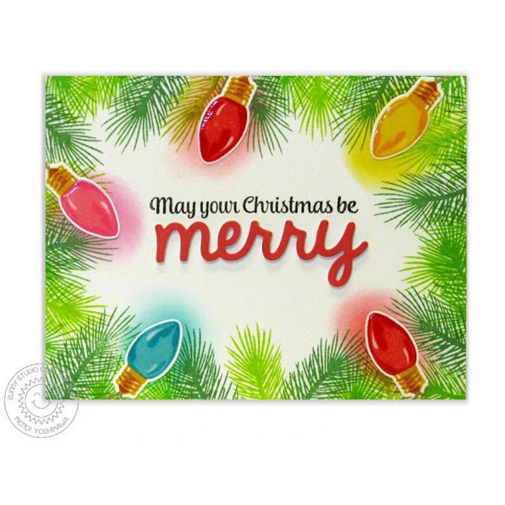 SUNNY STUDIOS Sello - Merry Sentiments