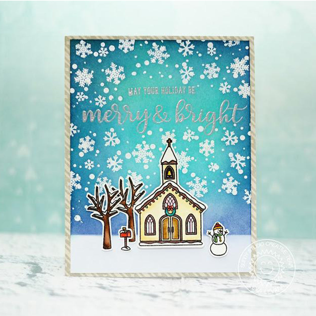 SUNNY STUDIOS Sello - Christmas Chapel